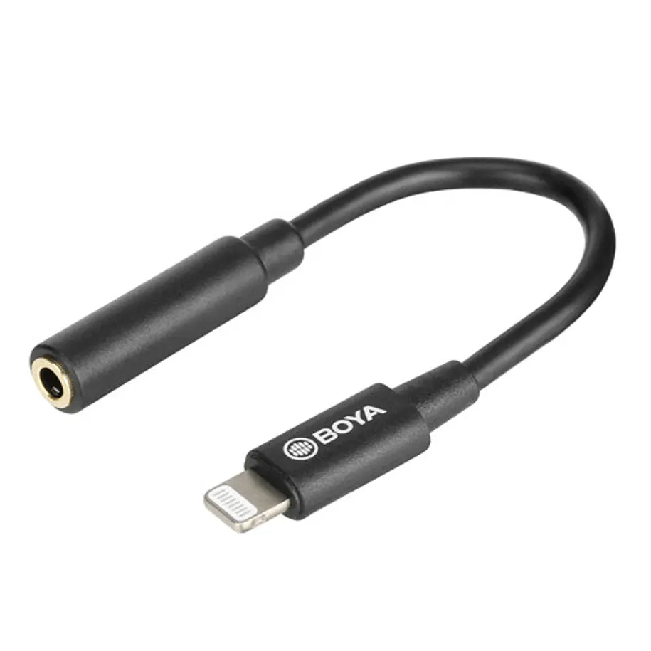 Boya BY-K3 Cable Macho Lightning - Hembra TRRS 3