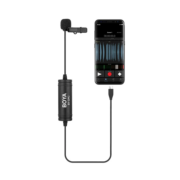 Boya BY-DM2 Micrófono Lavalier conector tipo C (Android) 8