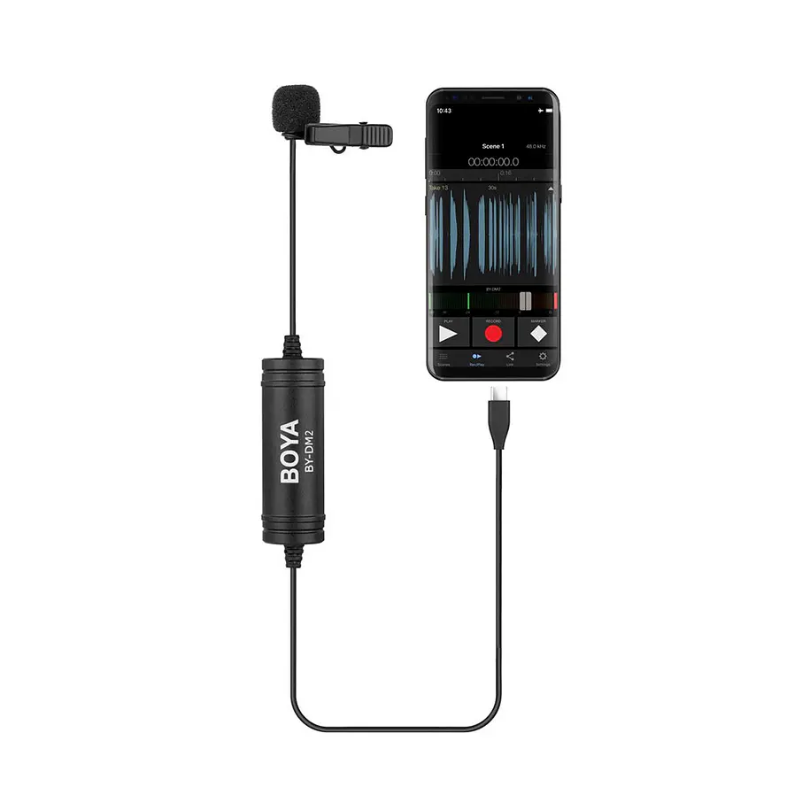 Boya BY-DM2 Micrófono Lavalier conector tipo C (Android) 8