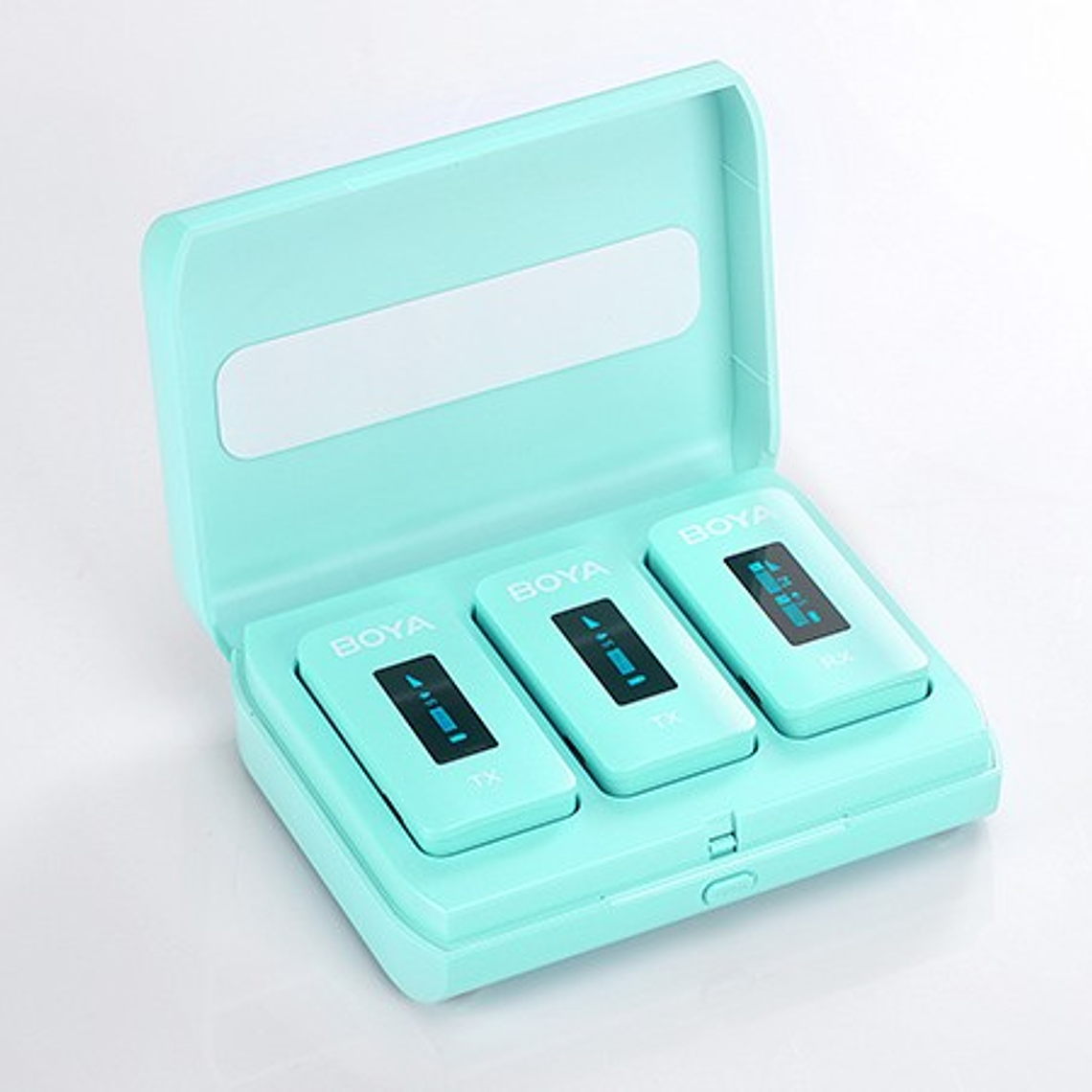 Boya BY-XM6-K2G Micrófono Inalámbrico Doble  Compacto de 2.4GHz COLOR GREEN 1
