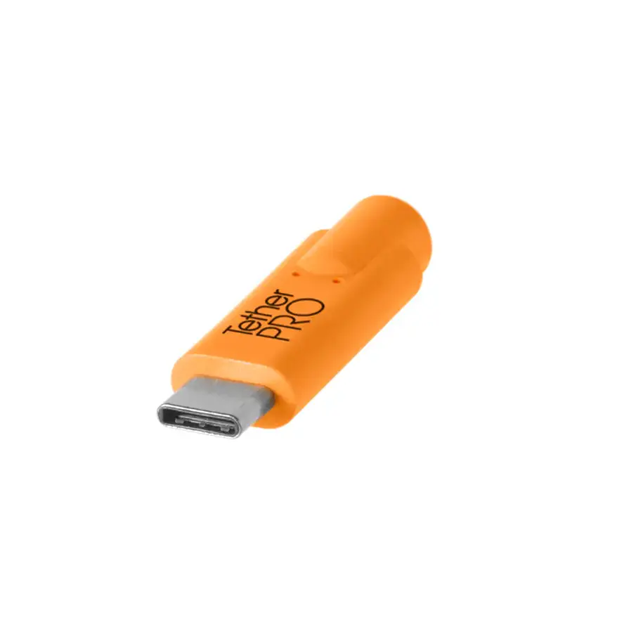 Tether Tools CUC3315ORG Cable USB-C A USB micro B de 4.6 mts 3