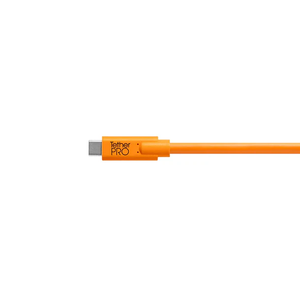 Tether Tools CUC3315ORG Cable USB-C A USB micro B de 4.6 mts 4