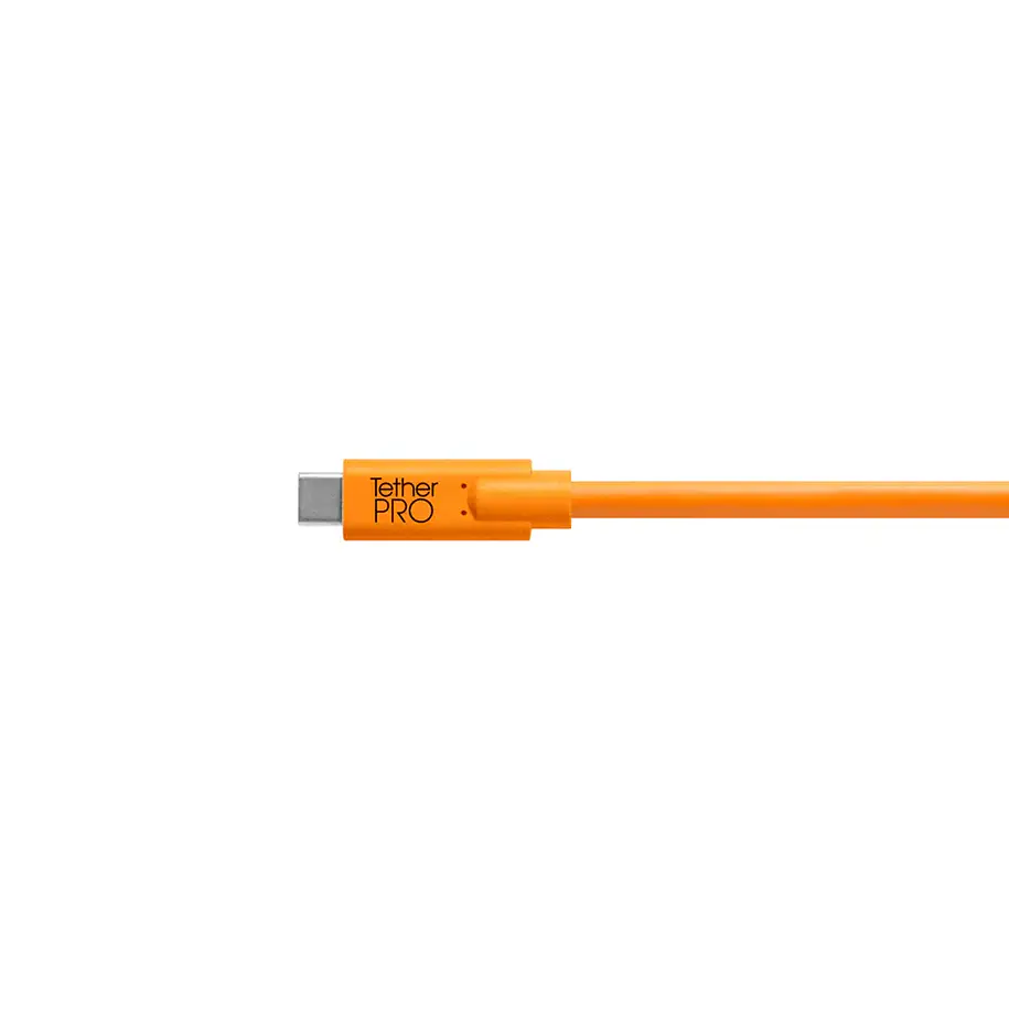 Tether Tools CUC3315ORG Cable USB-C A USB micro B de 4.6 mts 4