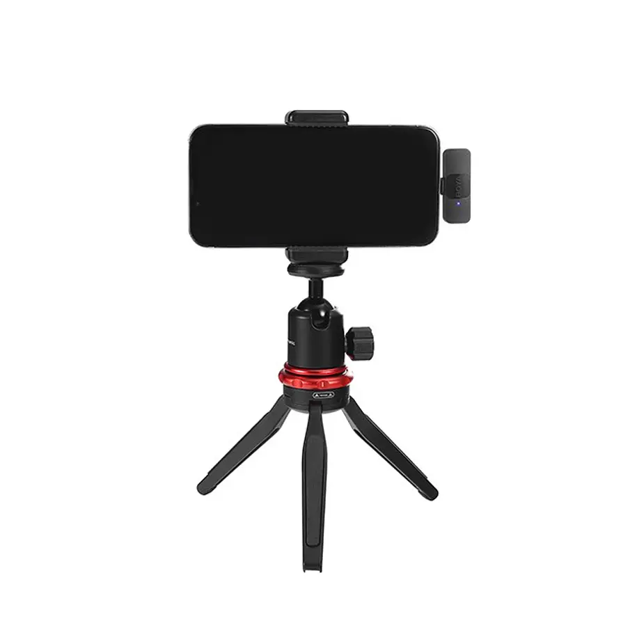 Boya BY-V20 Micrófono Inalámbrico Doble Ultra Compacto y Portable 2.4GHz Conector USB-C 2