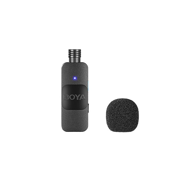 Boya BY-V20 Micrófono Inalámbrico Doble Ultra Compacto y Portable 2.4GHz Conector USB-C 4