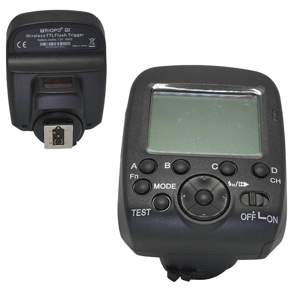 Triopo G1 Controlador Trigger Compatible con Canon y Nikon 9
