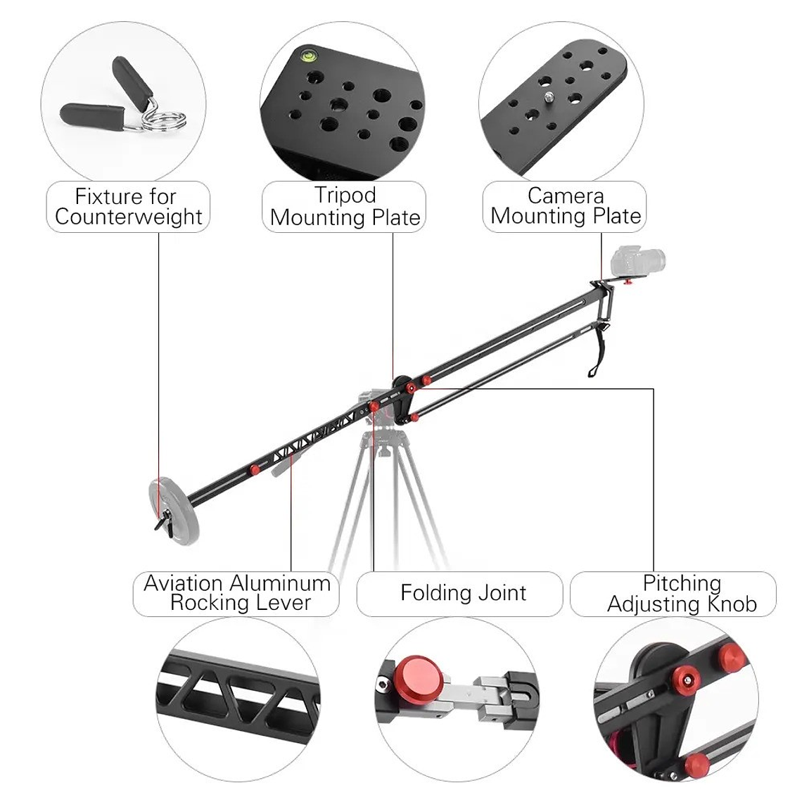 Viltrox Grua YB-3M/RA-3 Grua de 3 Metros  Sin Trípode 2