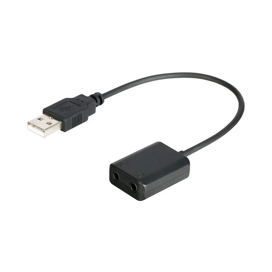 Boya BY-EA2L Adaptador Mini Cable USB a 3.5mm Salidas Para Audífono y Micrófono 1