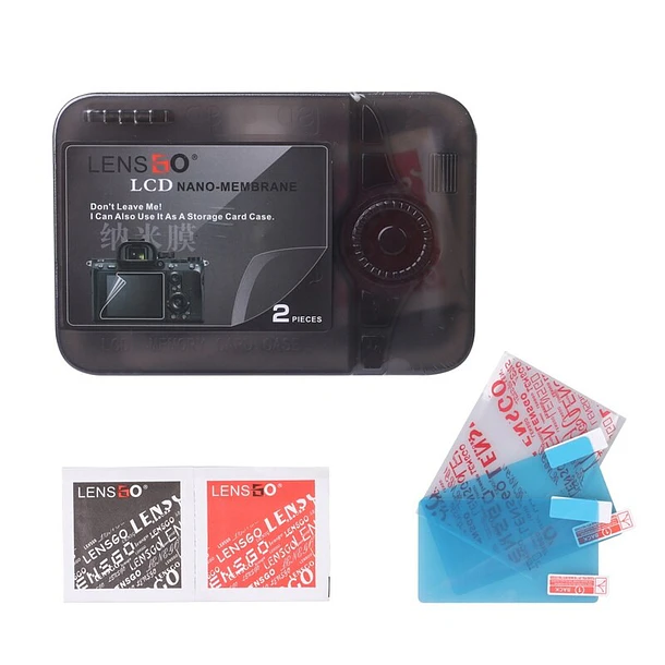 Lynca Protector Pantalla LCD-NANO 2 Unidades Con Case de Memorias 2