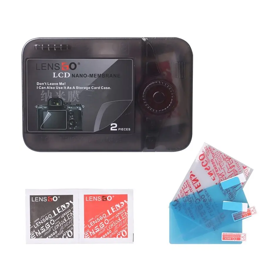 Lynca Protector Pantalla LCD-NANO 2 Unidades Con Case de Memorias 2