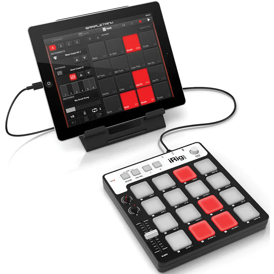 Ik Multimedia iRig Pads Controlador Midi De Percusión y Ritmos 3