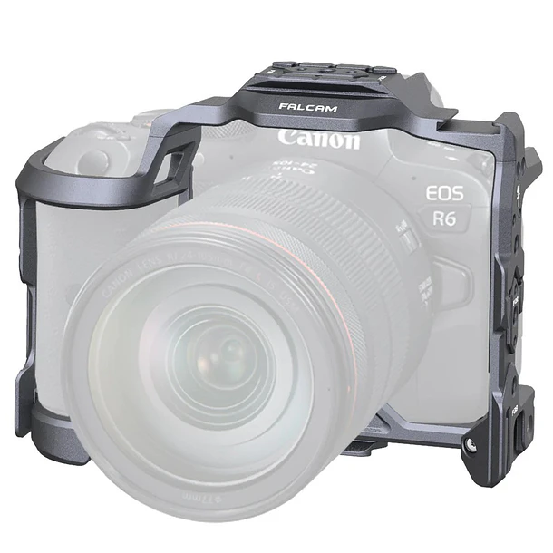Falcam UL-2634 Carcaza Para Canon R5 y R6  Con Monturas Para Accesorios F22 y F38 12