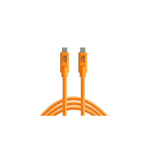 Tether Tools CUC10-ORG Cable USB-C A USB-C de 3mts 1