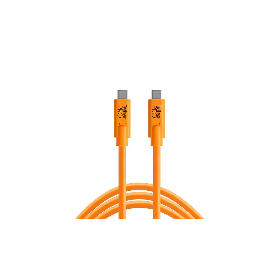 Tether Tools CUC10-ORG Cable USB-C A USB-C de 3mts 1