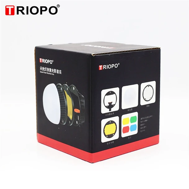 Triopo TR-08 Set de Accesorios Para Flash Speedlight de Cualquier Marca 5
