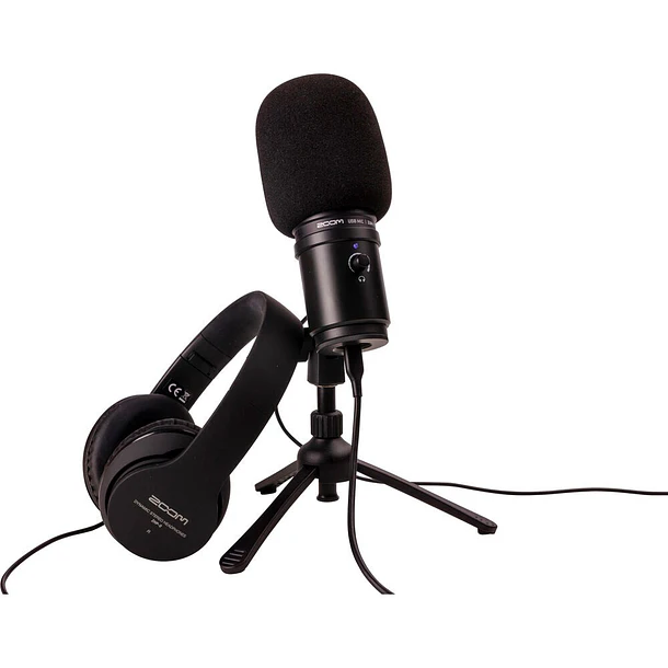 Zoom ZUM-2PMP Pack de Podcast Con Audífonos y Micrófono USB 1