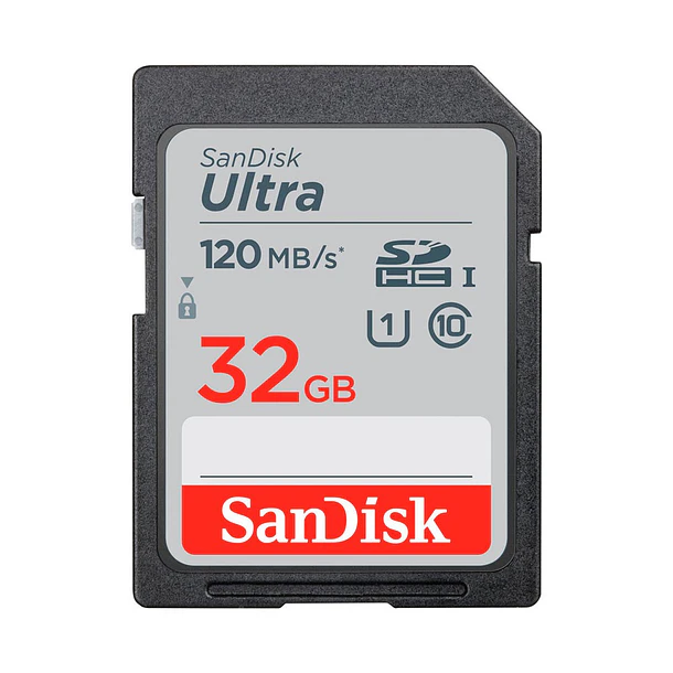 SanDisk 32GB SD ULTRA 32GB UHS-I 120MB/s - 80 MB/s 1