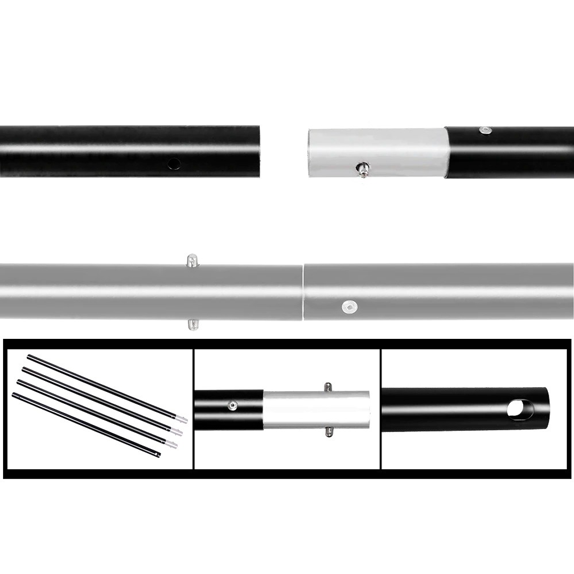 Fancier Soporte de Fondos Medium 2.6m Alto x 3m de Ancho 4