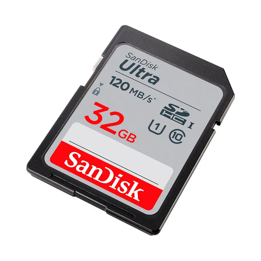 SanDisk 32GB SD ULTRA 32GB UHS-I 120MB/s - 80 MB/s 3