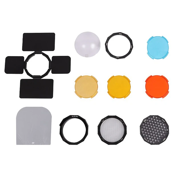 Triopo TR-09 Set Accesorios Para Flash Speedlight Redondo 1