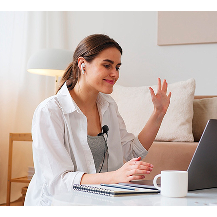 Boya BY-M1S Micrófono Lavalier No Requiere Batería Cable de 6 Metros 4