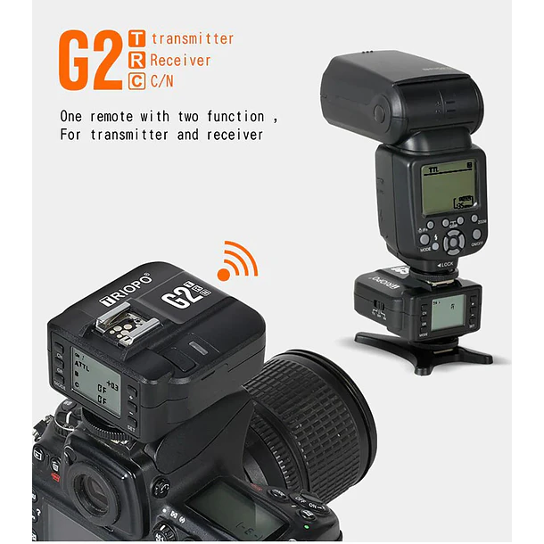 Triopo G2 Trigger Receptor o Transmisor Para Nikon 6