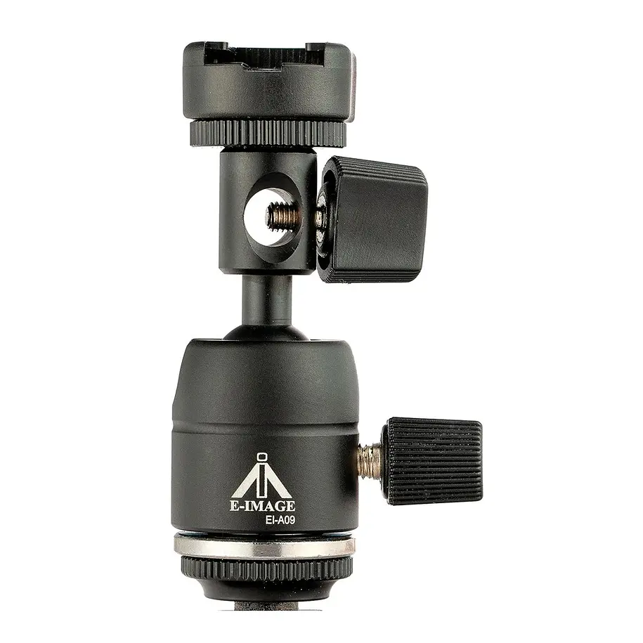 E-image EI-A09 Sujetador Para Flash o Foco Led y paraguas Con Ballhead 1