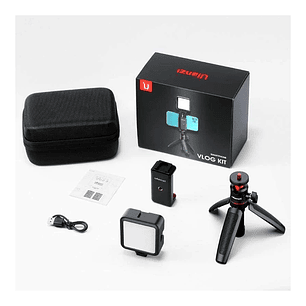 Ulanzi VLOG KIT Trípode, Luz y Soporte de Teléfonos