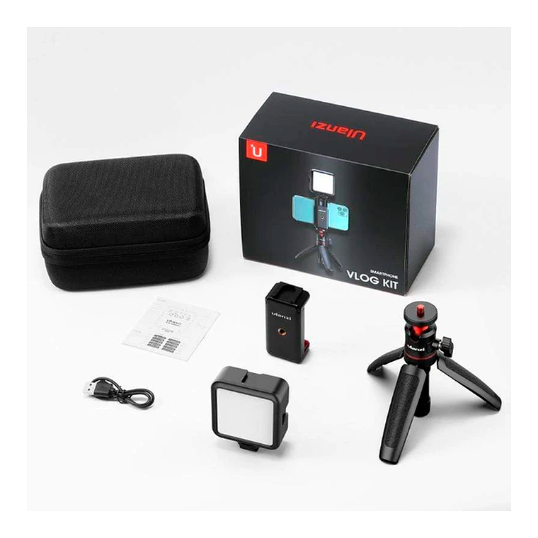 Ulanzi VLOG KIT Trípode, Luz y Soporte de Teléfonos 2