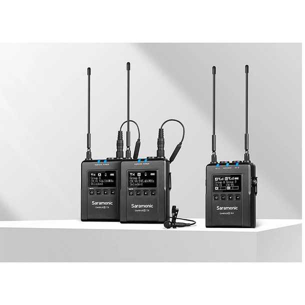Saramonic UwMic9S k2 (TX + TX + RX) Kit con TX9S + TX9S + RX9S 2