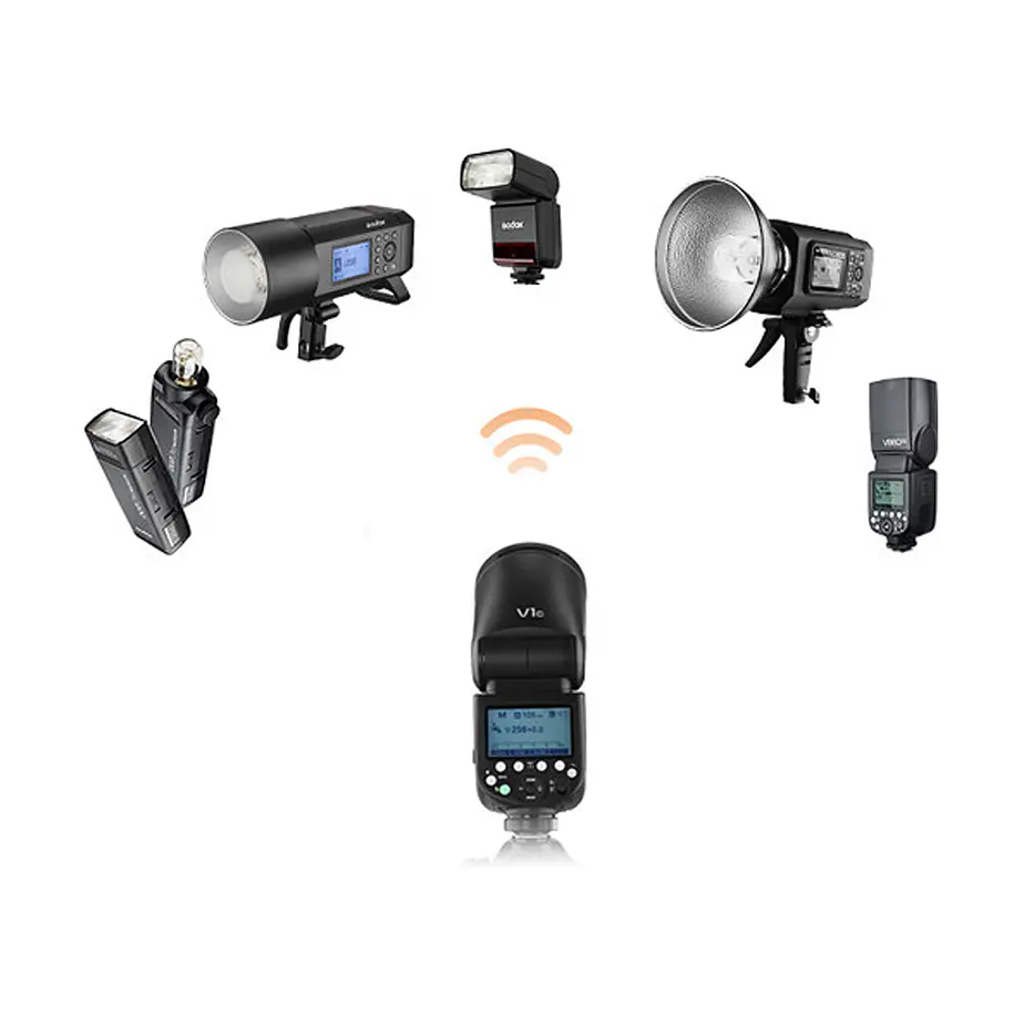 Godox V1-S Flash Para Sony TTL Cabezal Circular 2