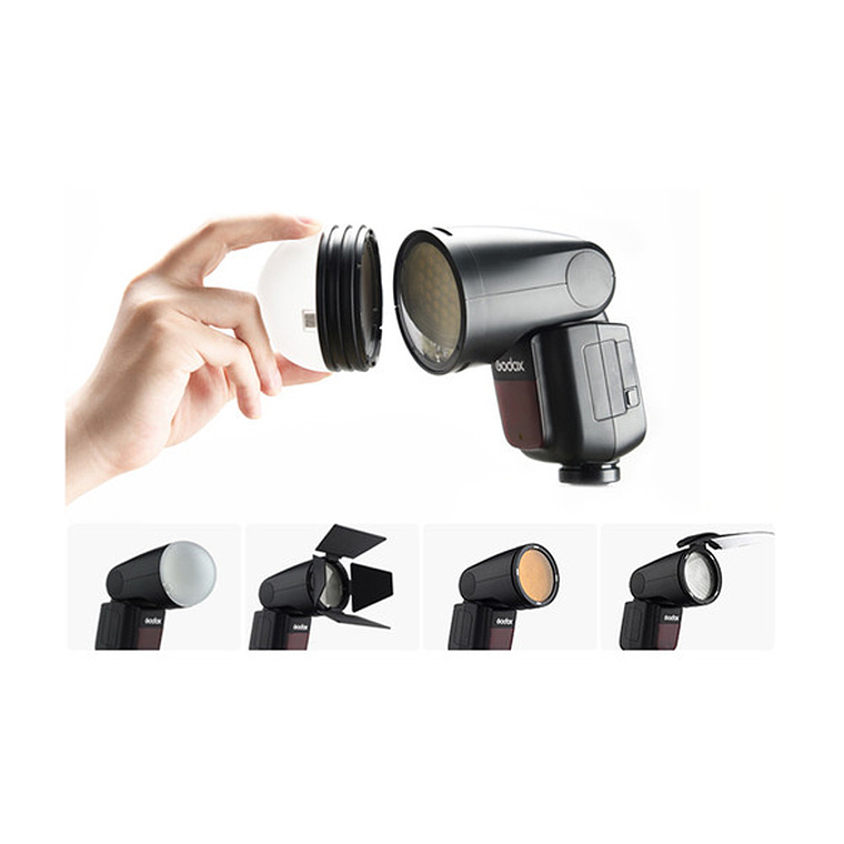 Godox V1-S Flash Para Sony TTL Cabezal Circular 4