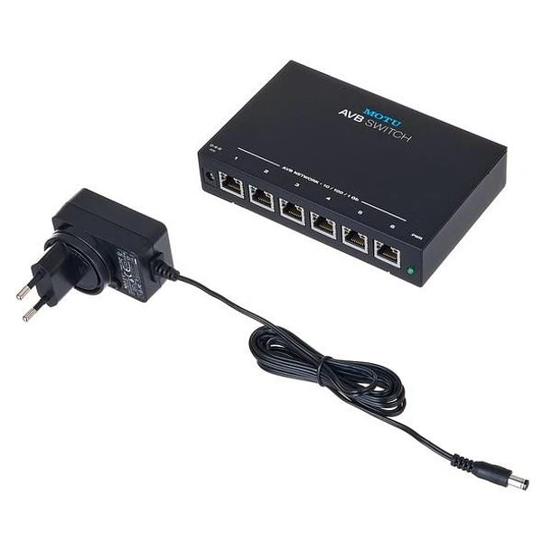 Motu AVB Switch - Five-port 1-Gigabit AVB Ethernet switch 2
