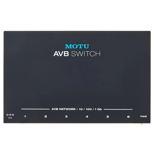 Motu AVB Switch - Five-port 1-Gigabit AVB Ethernet switch 3