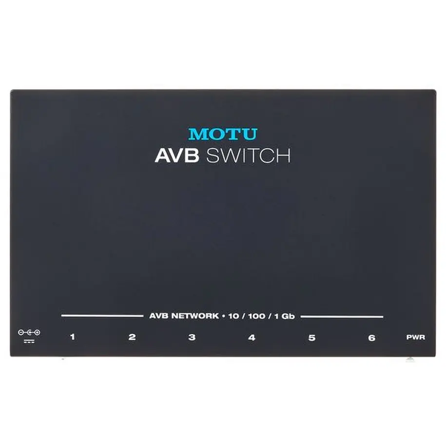 Motu AVB Switch - Five-port 1-Gigabit AVB Ethernet switch 3