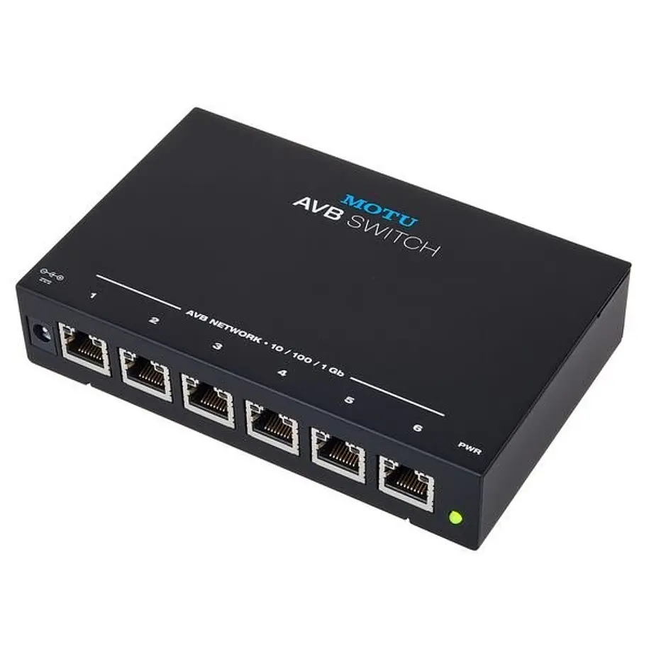 Motu AVB Switch - Five-port 1-Gigabit AVB Ethernet switch 4