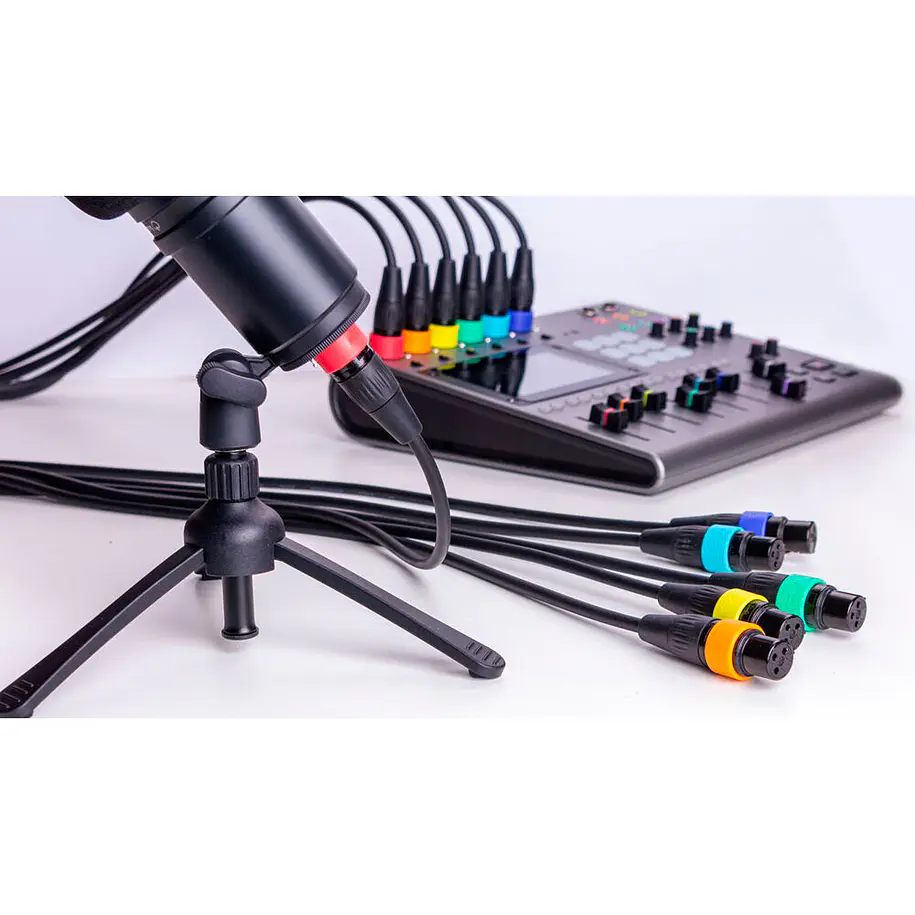 Zoom XLR-6c Anillos de Color Para Identificar Cables 2