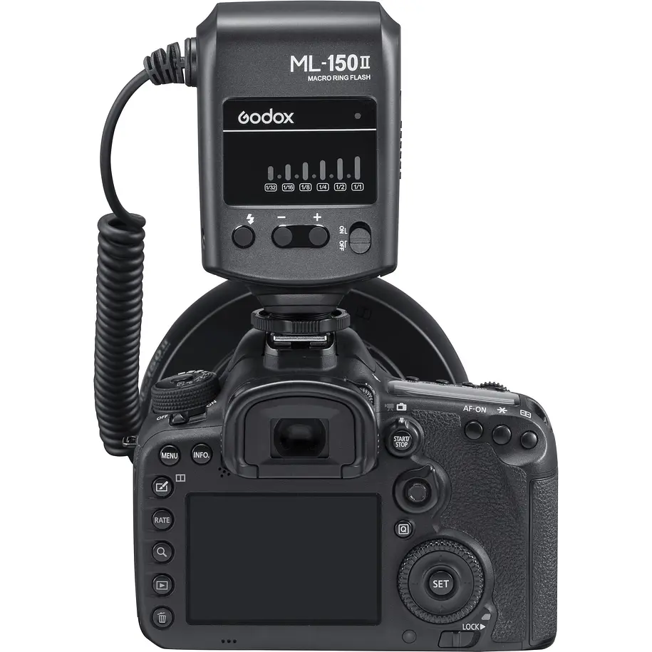 Godox ML150II Macro Ring Flash Anular Para Cámara 9