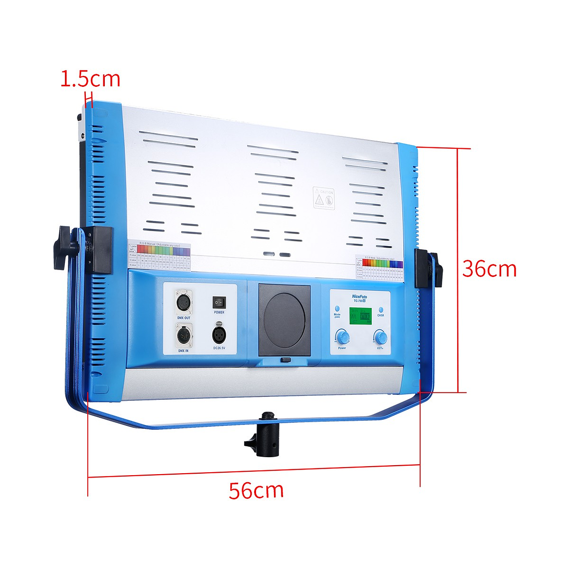 NiceFoto TC-768 II Panel LED RGB 2800-9900K 2