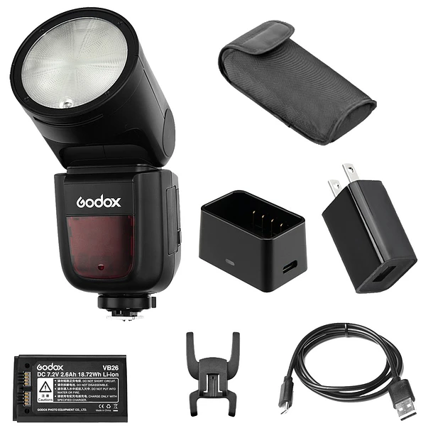 Godox V1-S Flash Para Sony TTL Cabezal Circular 16