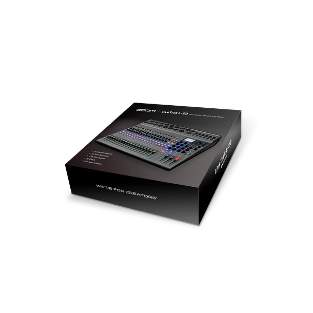 Zoom L-20 Livetrak Consola Digital de Audio Profesional 20 Entradas 11