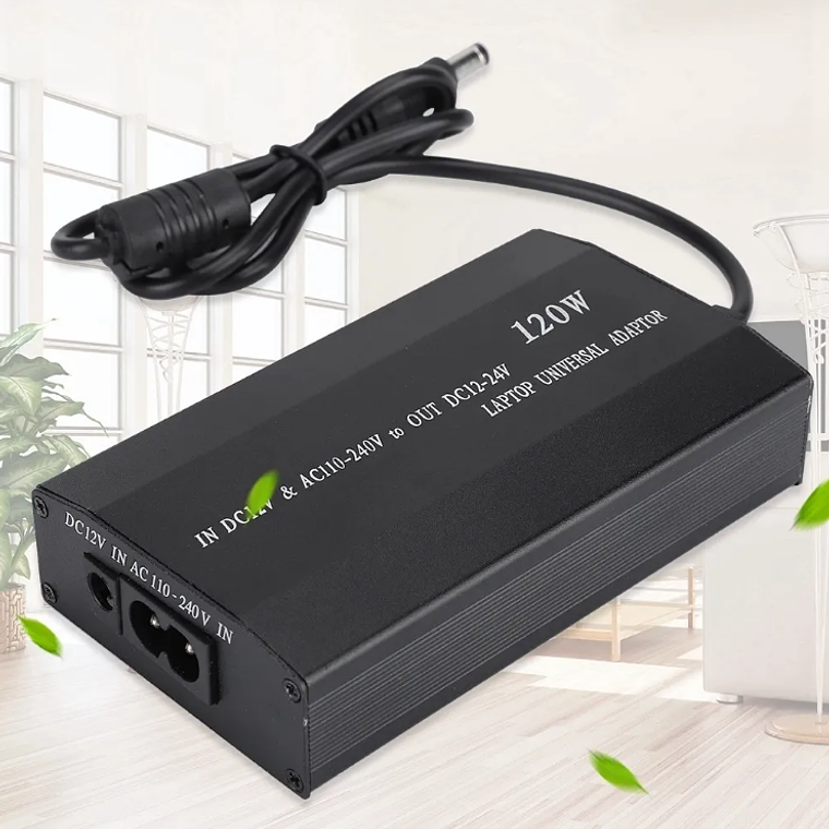 Genérico Cargador de Notebook Universal 120w 12V a 24V 5
