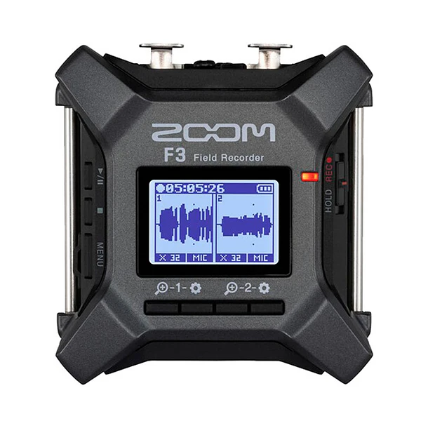 Zoom F3 Grabadora de Campo Compacta Entradas XLR 1