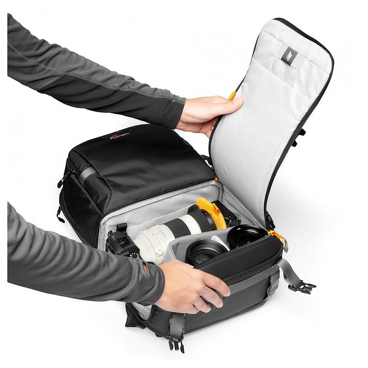 Lowepro Fastpack BP 250 AW III Negra Mochila Para Fotografía Video y Notebook 3