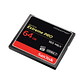SanDisk CompactFlash Extreme Pro Tarjeta de memoria 64 GB (160 MB/s) - Miniatura 3