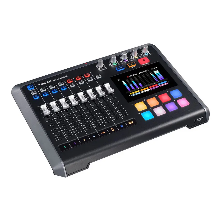 Tascam Mixcast 4 Mexclador y Grabador de Audio 2