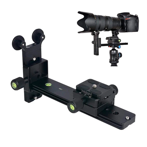 Fancier L-200 Soporte Para Lentes Largos en Trípode 5