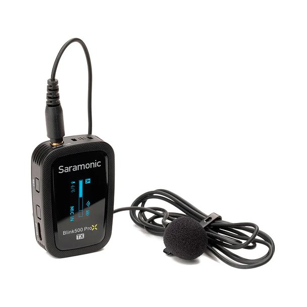 Saramonic Blink 500 ProX B1 Sistema de micrófono Omni Lavalier inalámbrico con montaje para cámara digital (negro, 2,4 GHz) 3