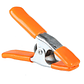 Fancier Pinza Metálica para Fondos 15 cms de largo y 5 cms de Apertura (Naranja) - Miniatura 1