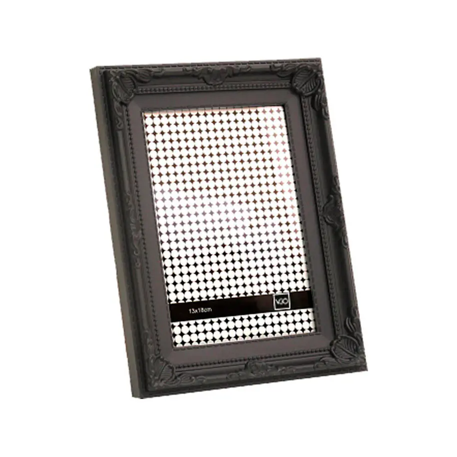 Vgo Marco Plástico Vintage negro para fotos de 15x20 cm 1